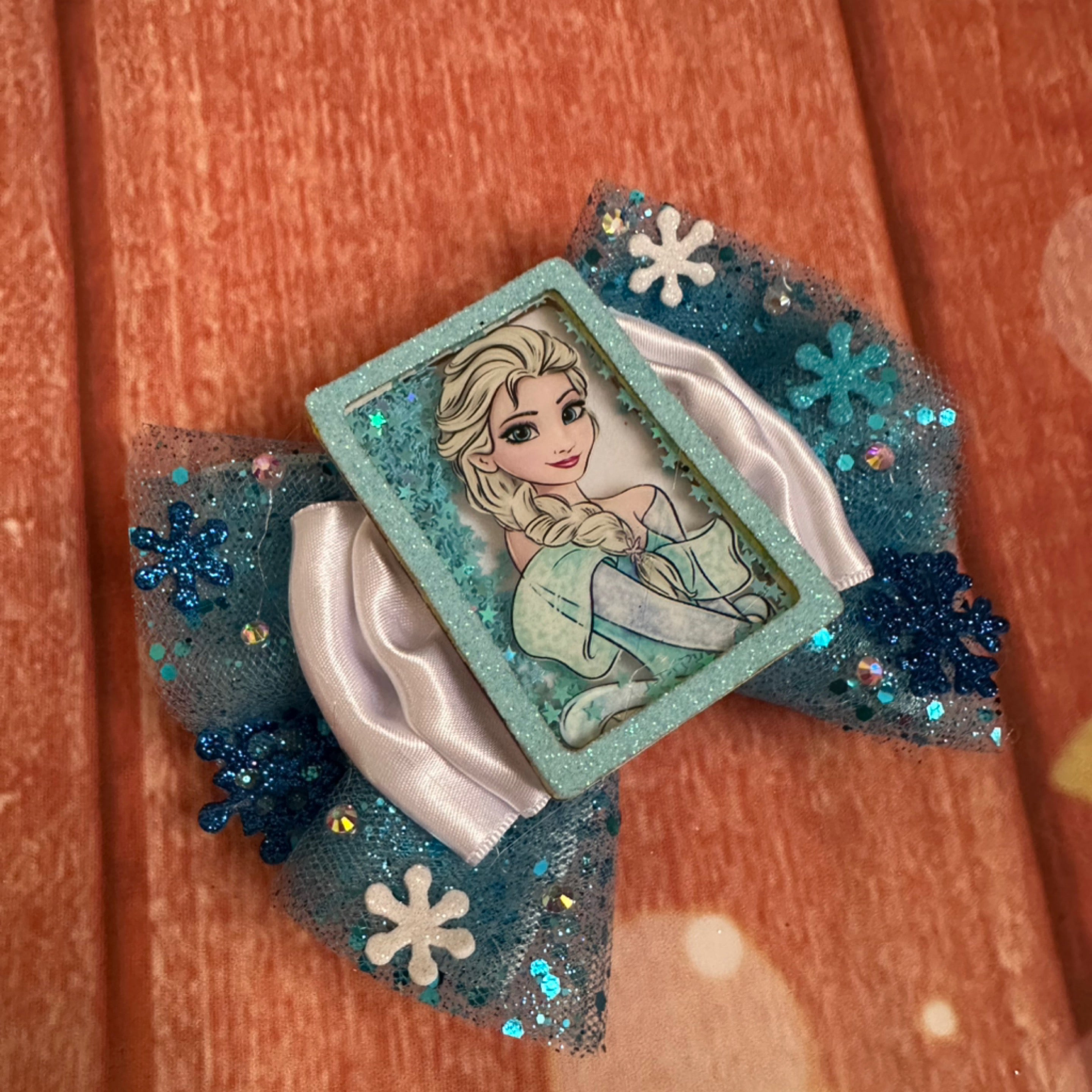 5 inch Elsa frozen hair bow