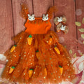 3/4y Easter dress and bow set