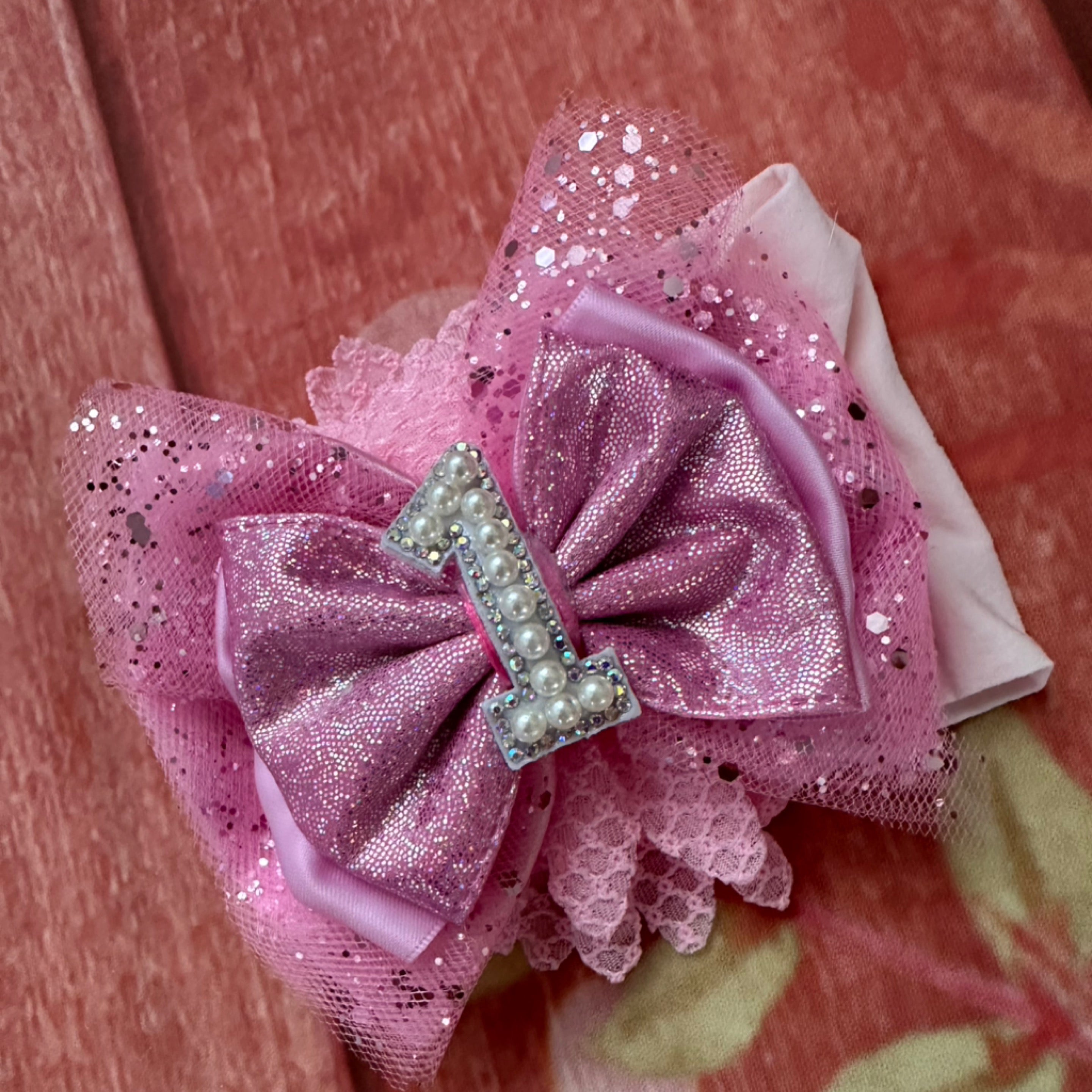 First birthday headband