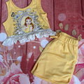5y Belle shorts set