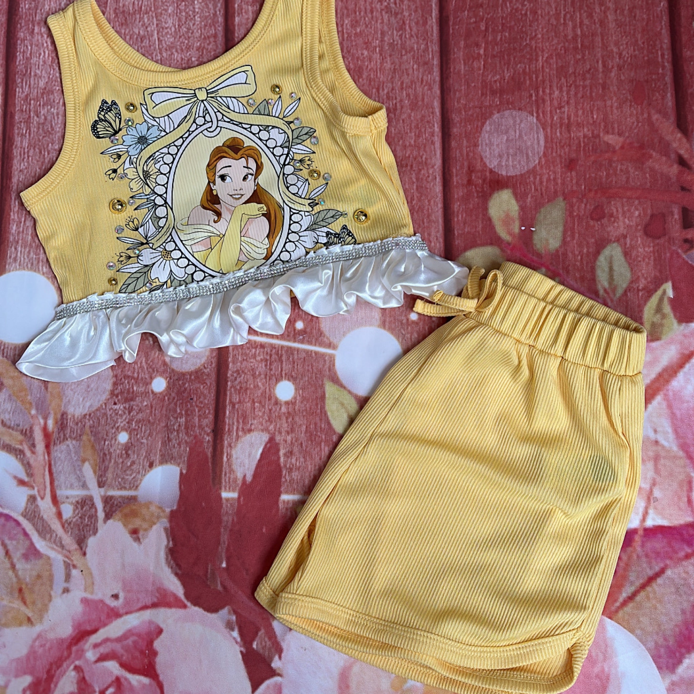 5y Belle shorts set
