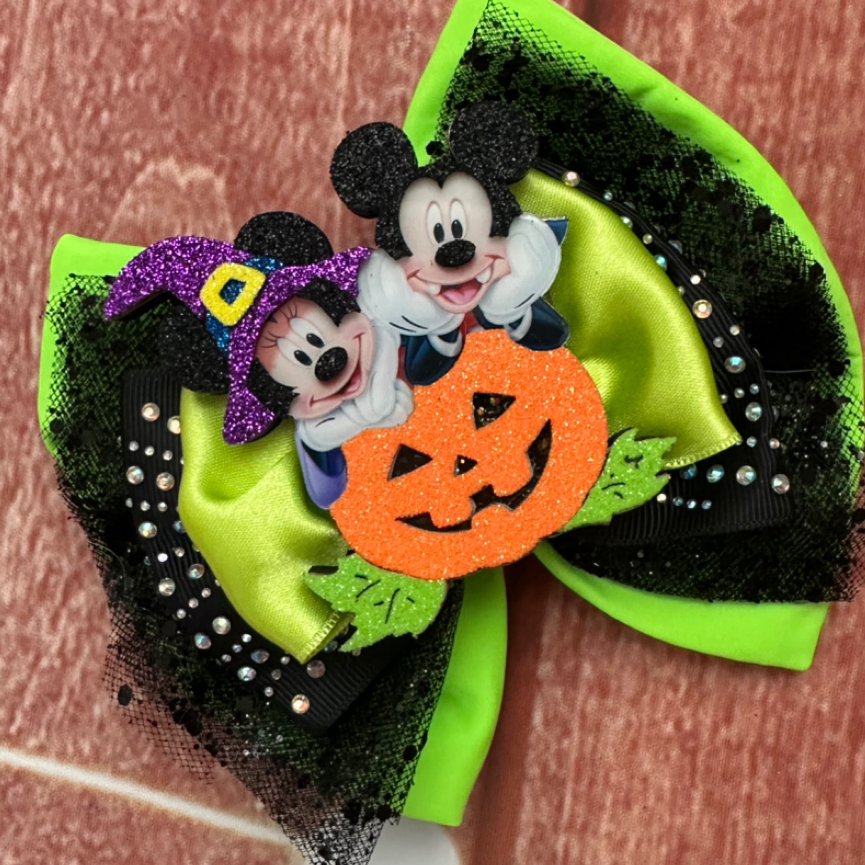Disney Halloween hair bow