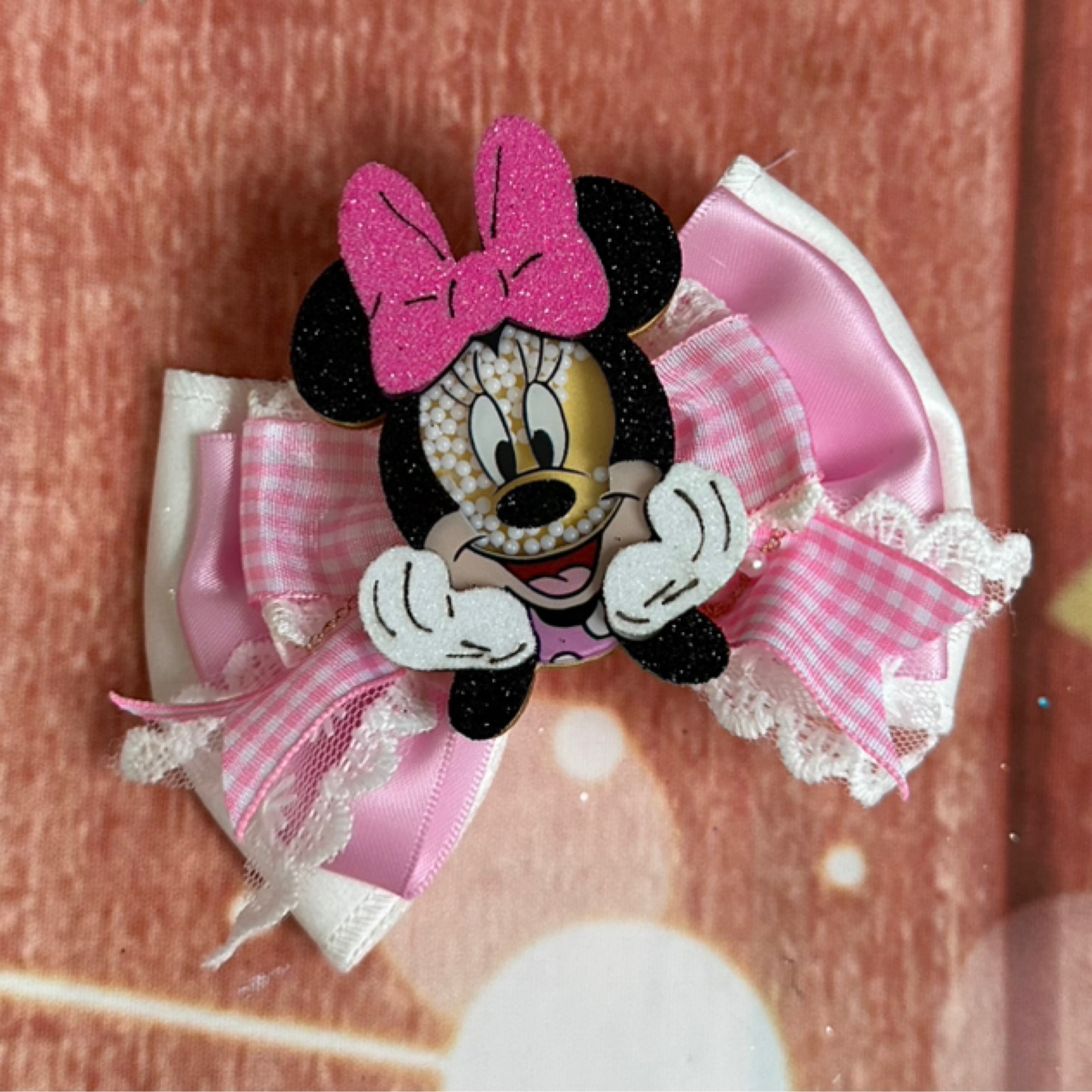 XL piggy size Minnie hair clip