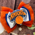 Knicks hair bow