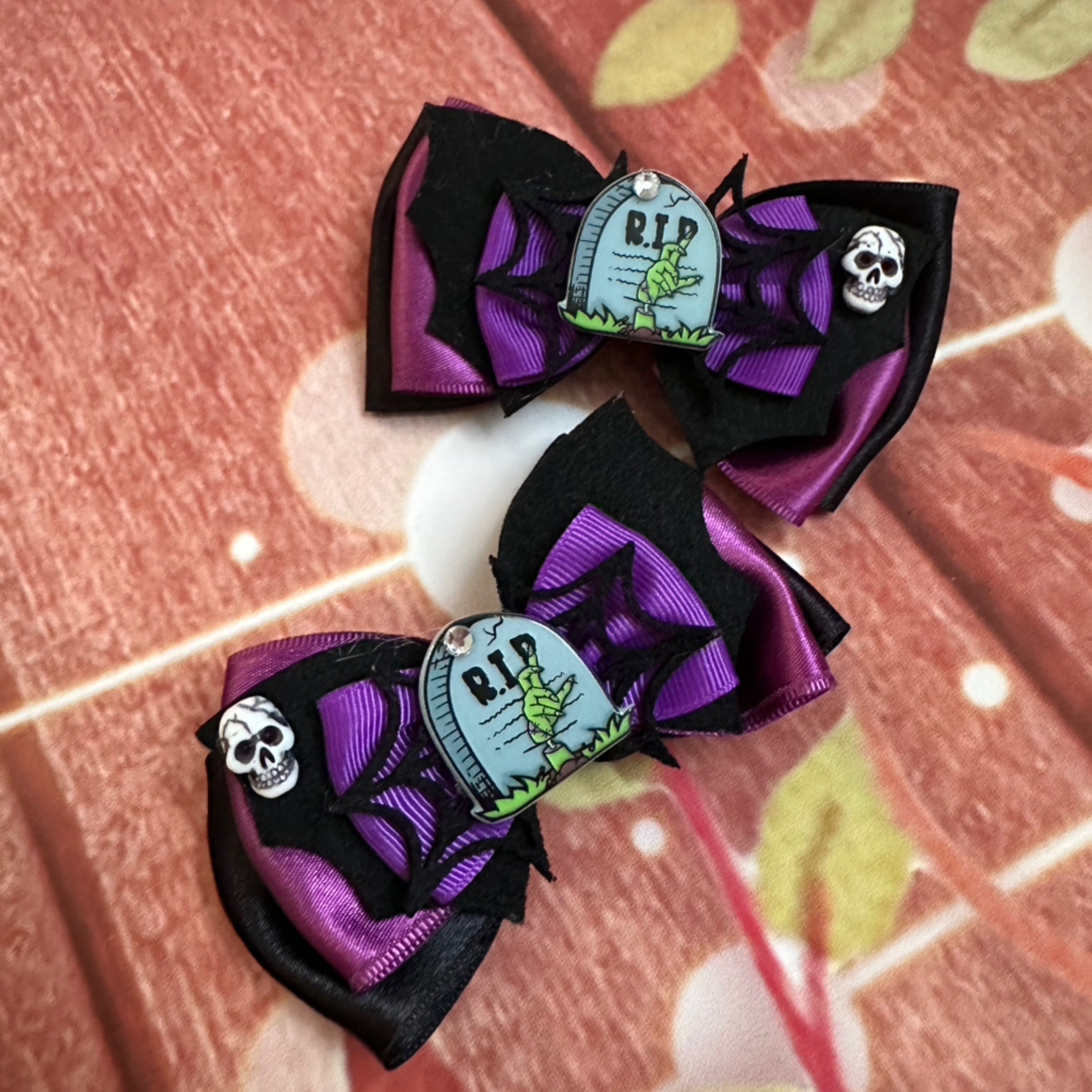 Halloween pigtail set