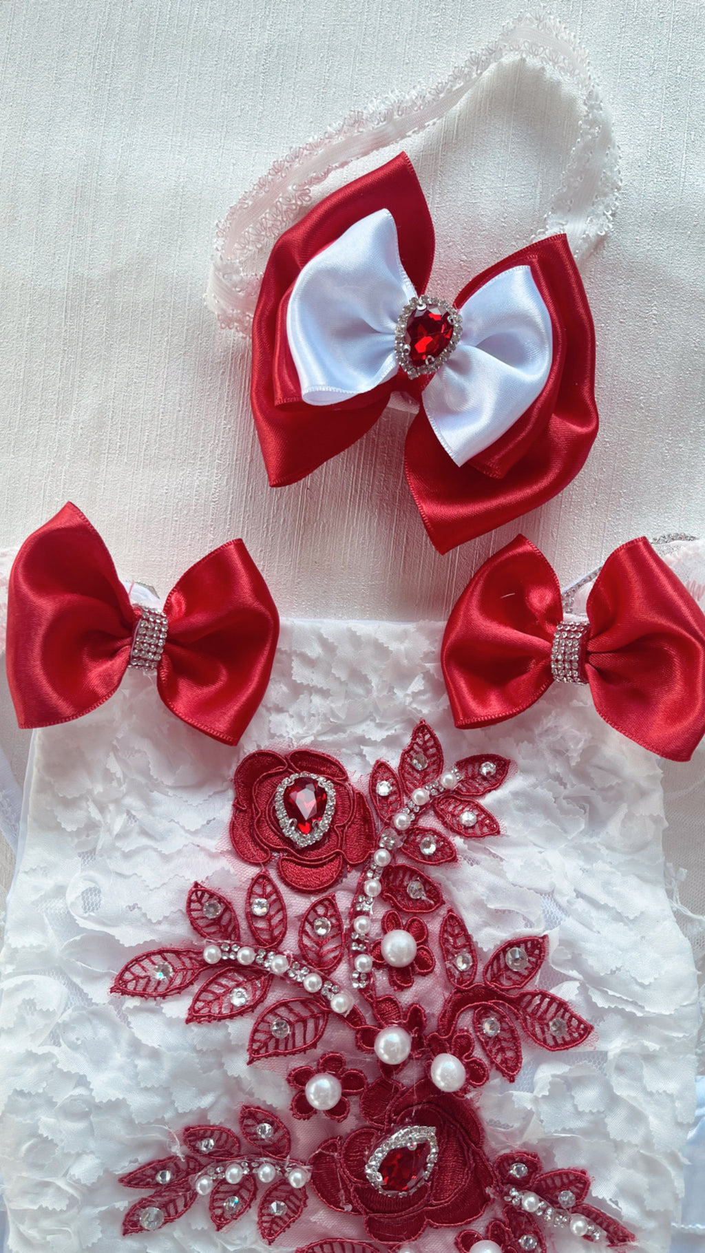 Red romper