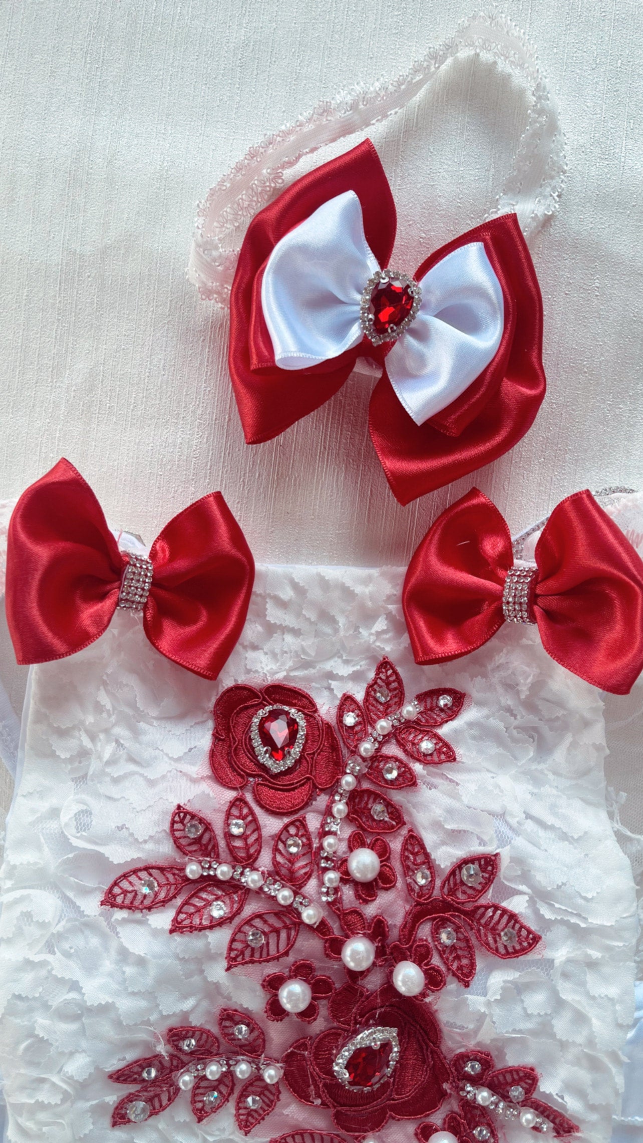 Red romper