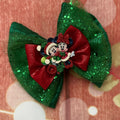 6 inch Christmas Disney hair bow