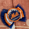 Mets hair bow