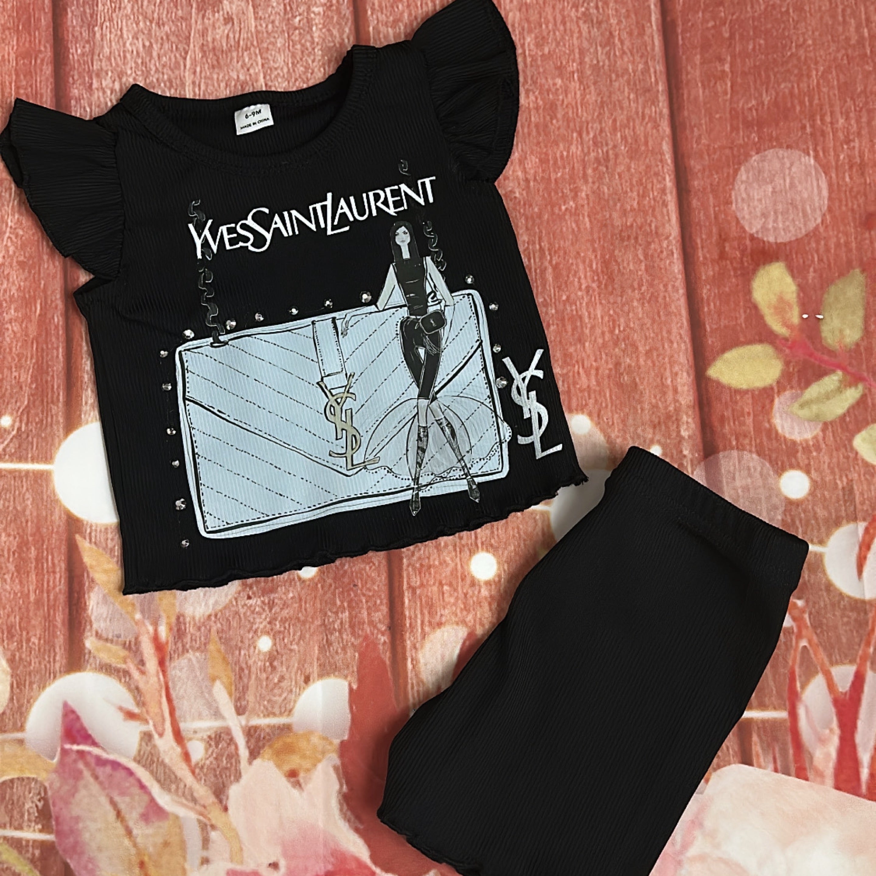 6/9 ysl short set sale