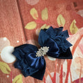 6 inch navy hair clip