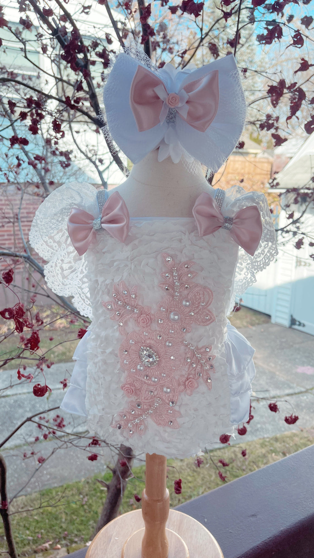 Dusty pink romper set