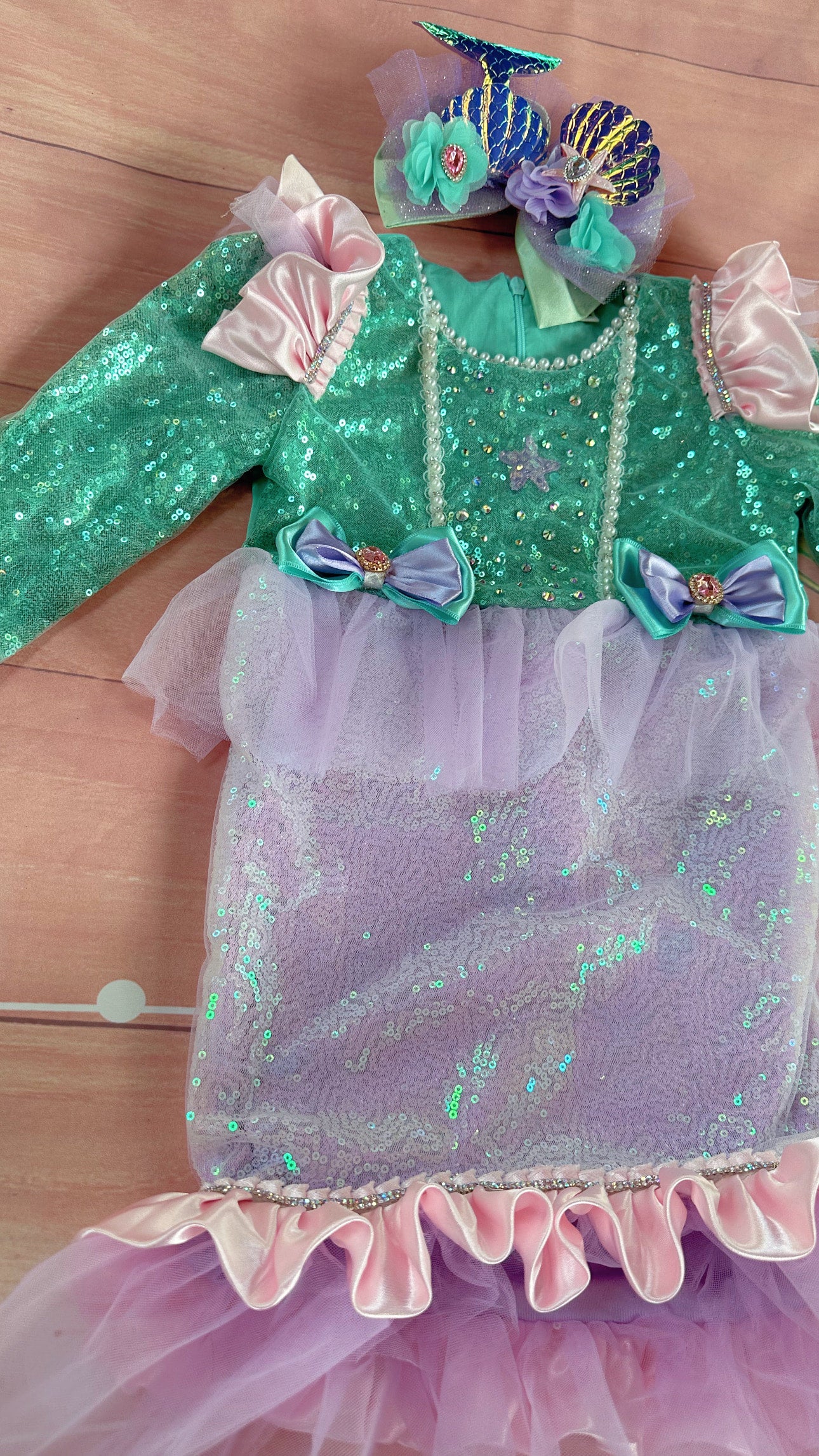2/3t mermaid costume
