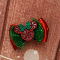 Single Minnie Christmas piggy clip