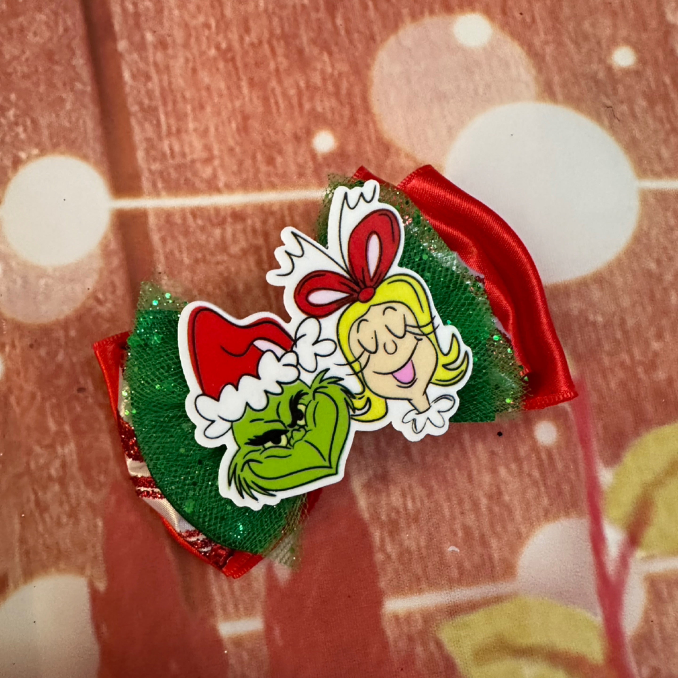 Grinch single piggy clip
